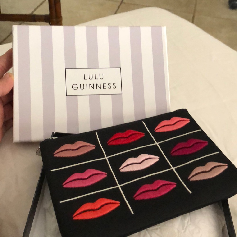 Lulu Guinness small makeup bag